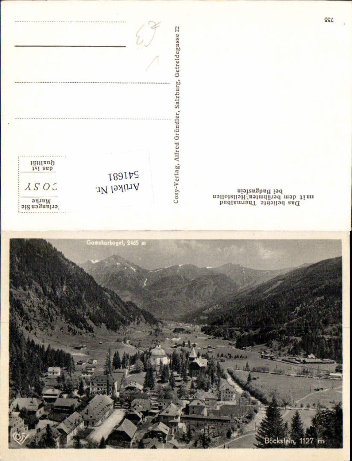 Alte Ansichtskarte – Old Postcard