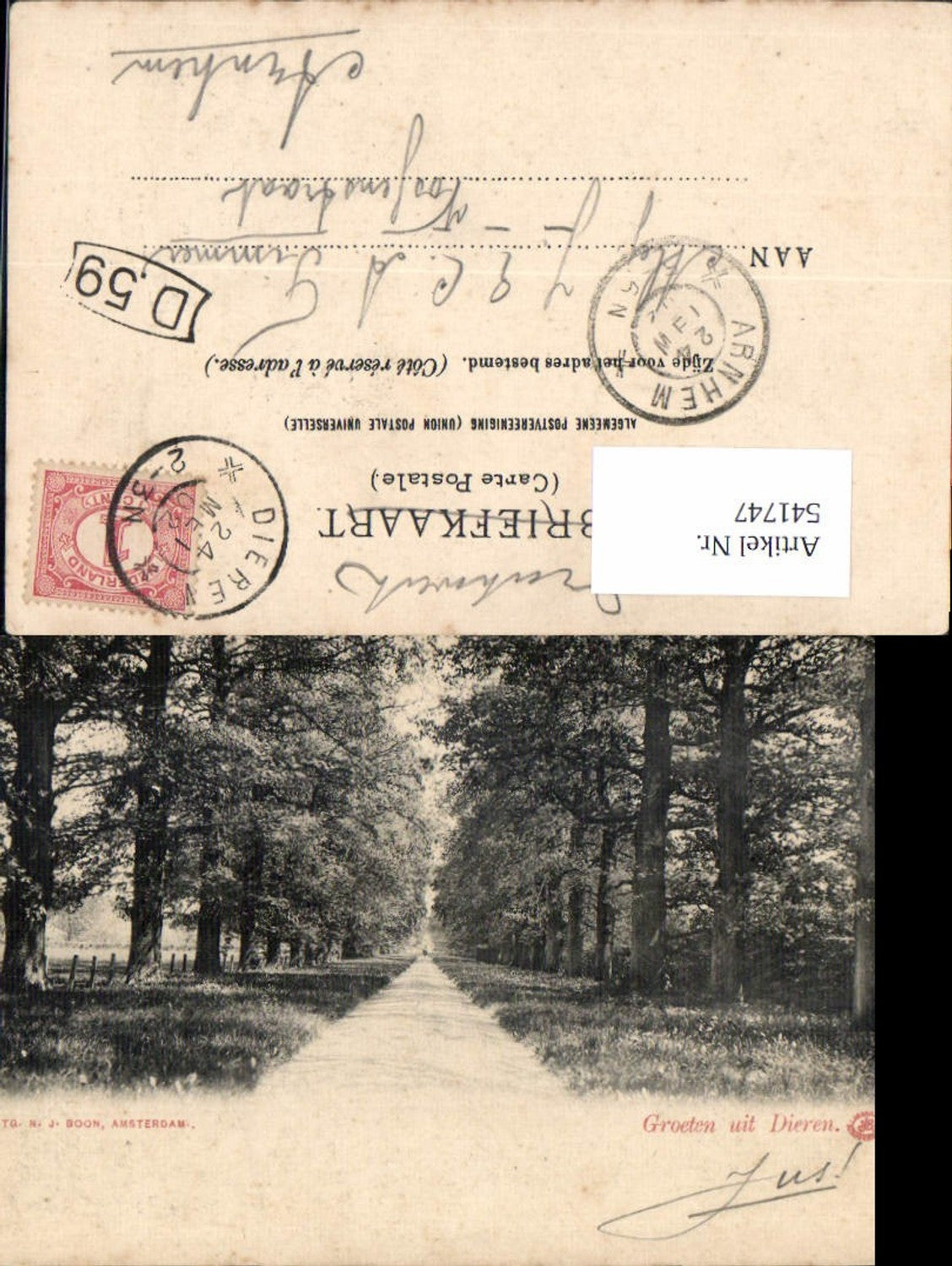 Alte Ansichtskarte – Old Postcard