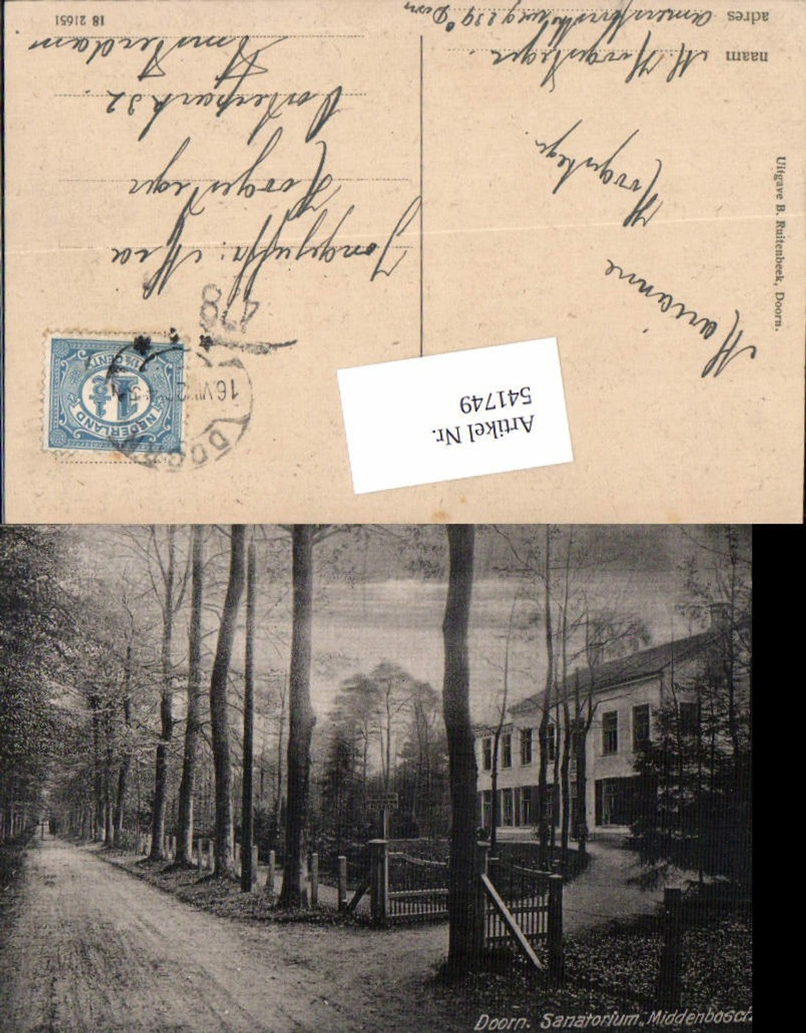 Alte Ansichtskarte – Old Postcard