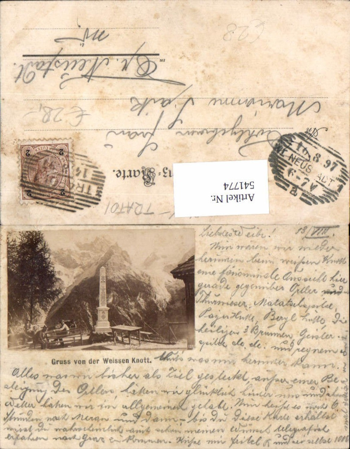 Alte Ansichtskarte – Old Postcard