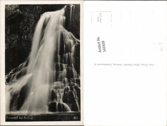 541839,Foto Ak Wasserfall b. Golling