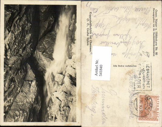 541840,Koppenbrüllerhöhle Obertraun Wasserfall