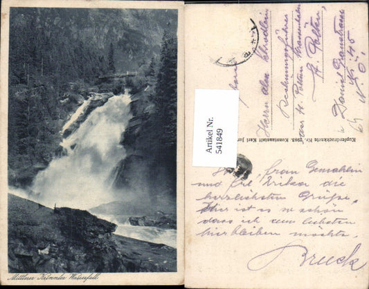 541849,Mittlerer Krimmler Wasserfall Krimml