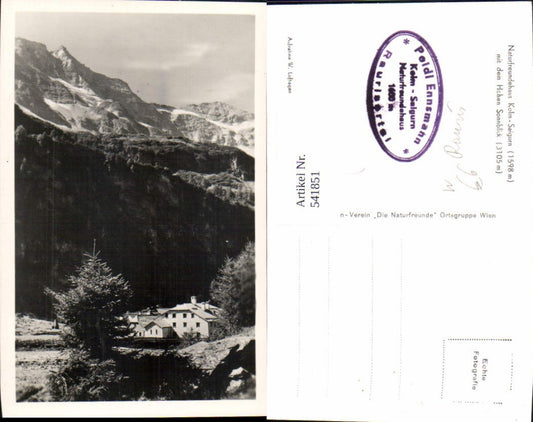 541851,Foto Ak Kolm-Saigurn Hohen Sonnblick Rauris