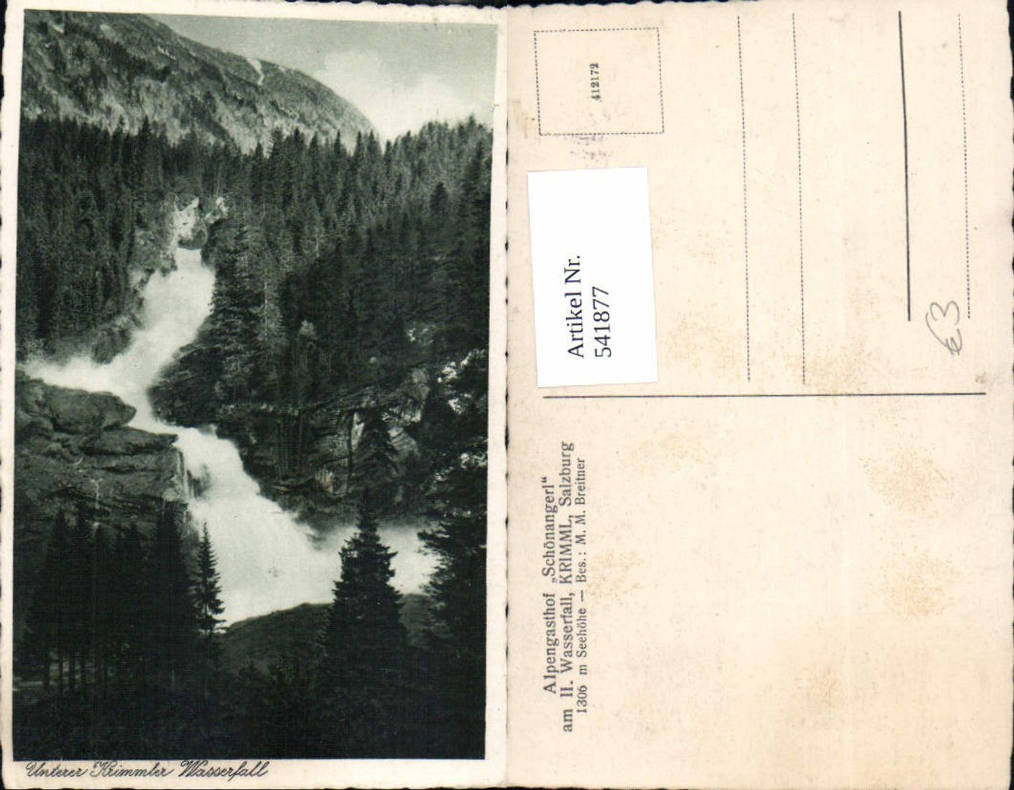 541877,Unterer Krimmler Wasserfall Krimml