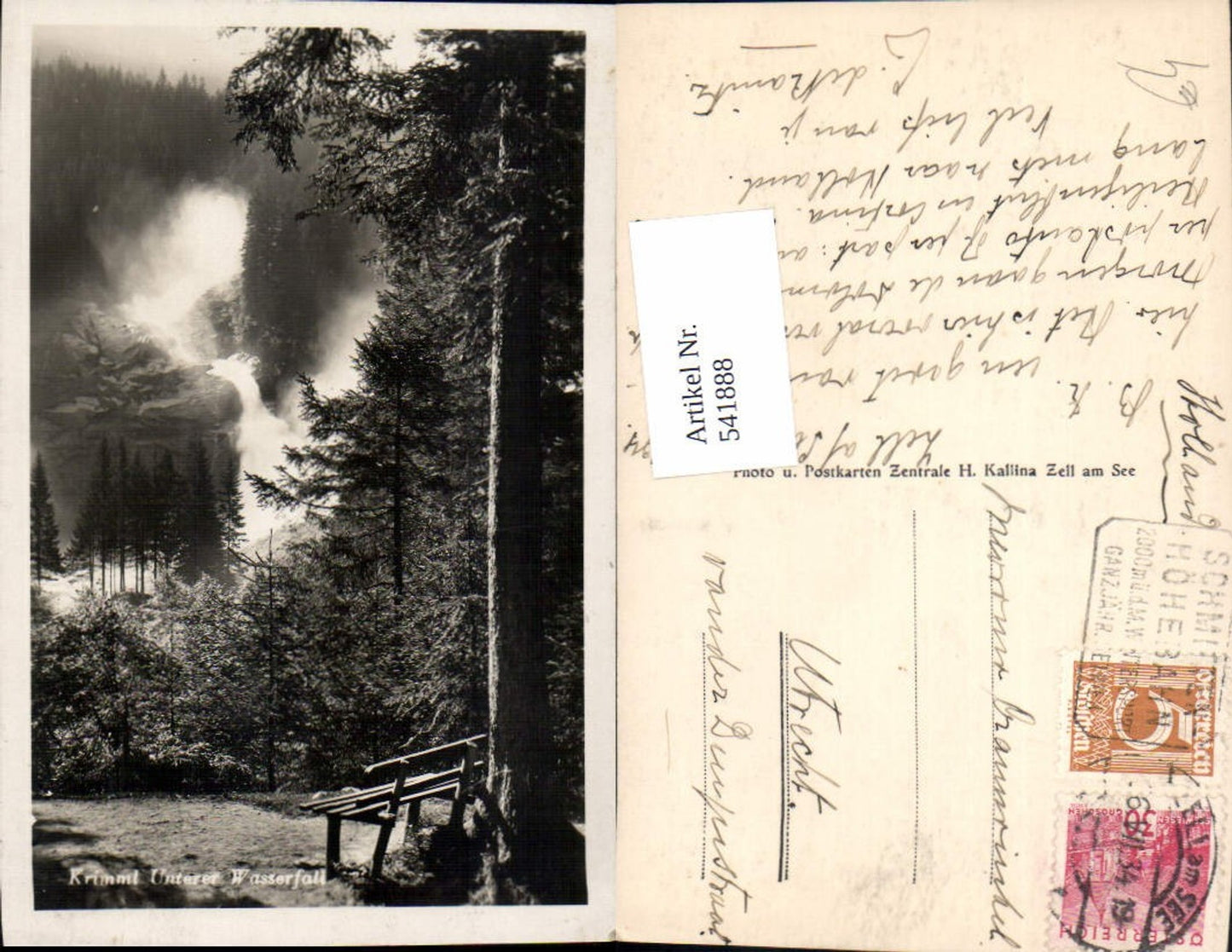 541888,Krimml Unterer Wasserfall