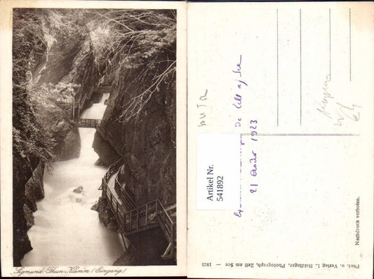 541892,Sigmund Thumklamm Eingang i. Kaprunertal Kaprun Sigmund-Thun-Klamm