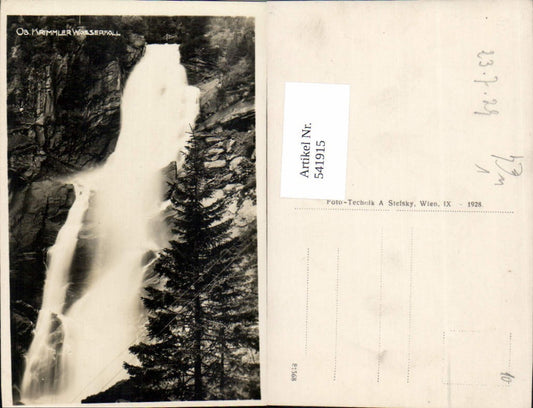 541915,Krimml Oberer Krimmler Wasserfall pub A. Stefsky