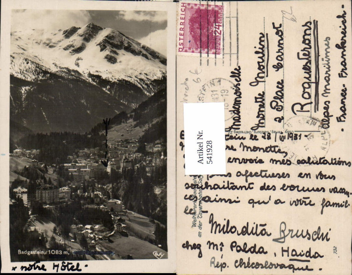 Alte Ansichtskarte – Old Postcard