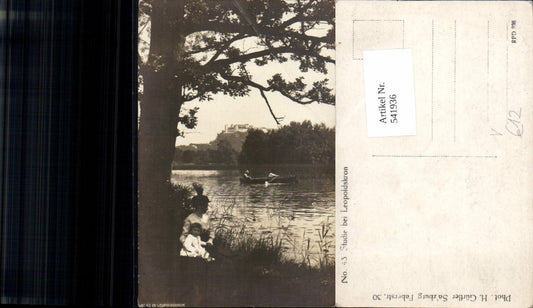 541936, great photo postcard study near Leopoldskron, Salzburg, pub Gürtler 43