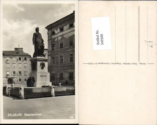 541949, Salzburg City Mozart Monument