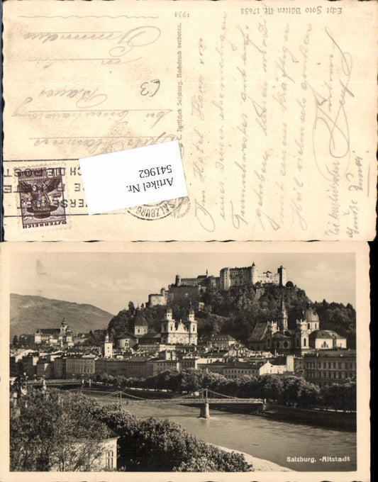 541962,Salzburg Stadt Totale Altstadt