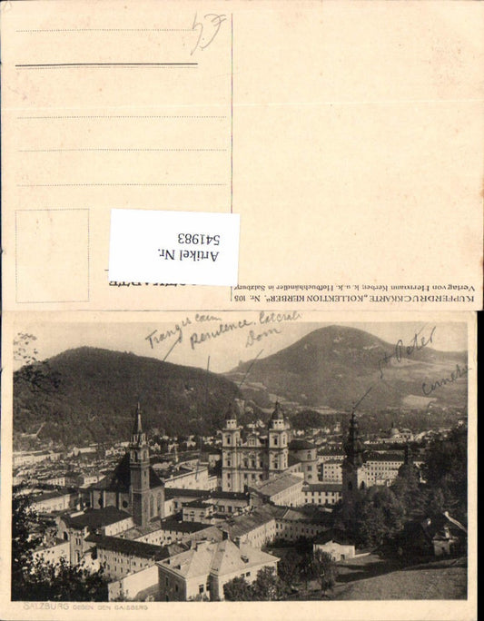 541983, Salzburg City Totale Gaisberg pub Kerber