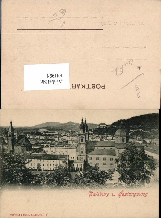 541994, Salzburg City Totale Würthle 9 Festungsweg