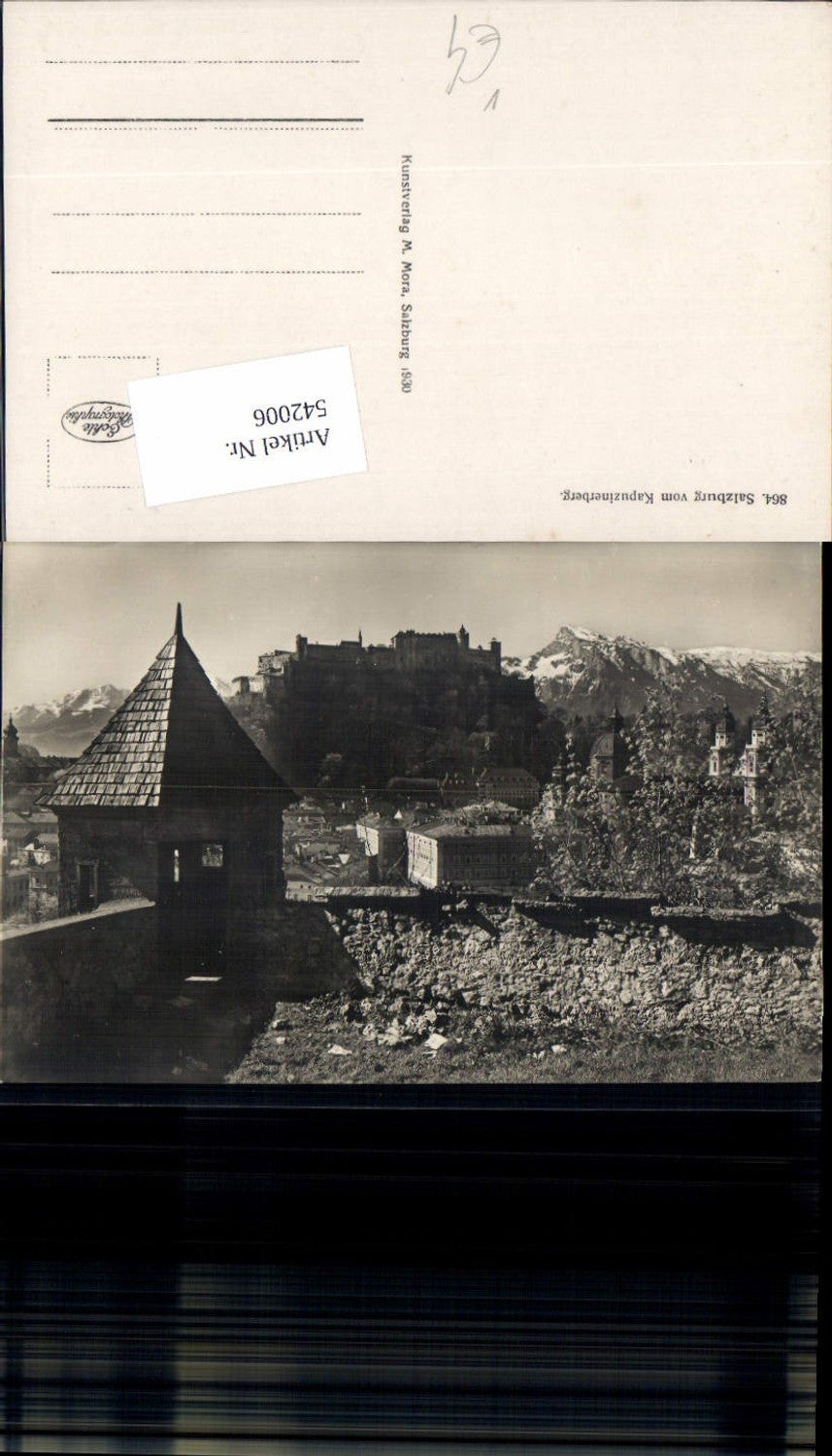 542006,tolle Foto-AK Salzburg Stadt Totale pub Mora 864