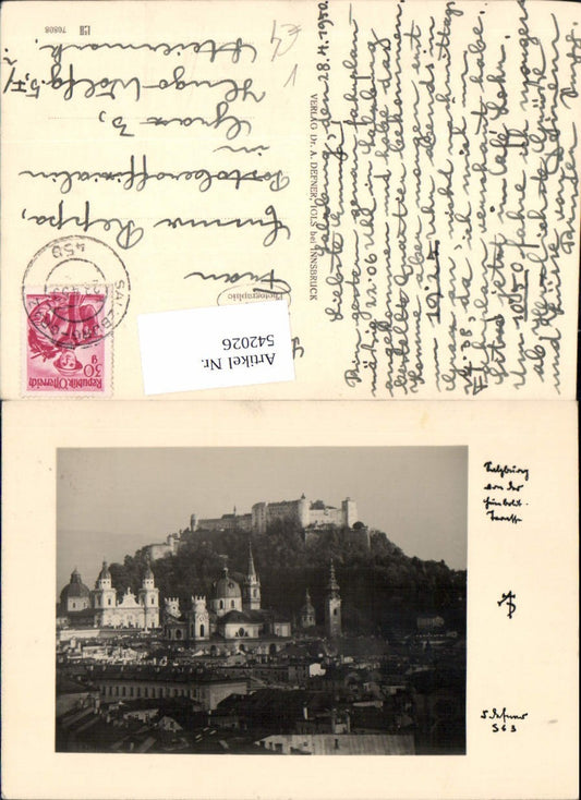 542026,Photographic Art Dr. Defner Salzburg City Totale pub Dr. Defner p. 63
