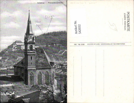 542032,Salzburg Stadt Franziskanerkirche Kirche