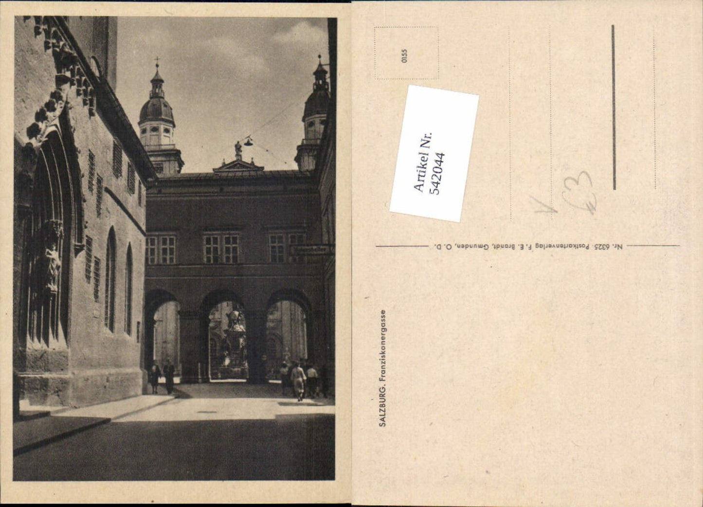 542044,Salzburg Stadt Franziskanergasse Straßenansicht pub Brandt 6325