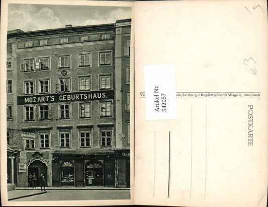542057,Salzburg Stadt Mozart haus