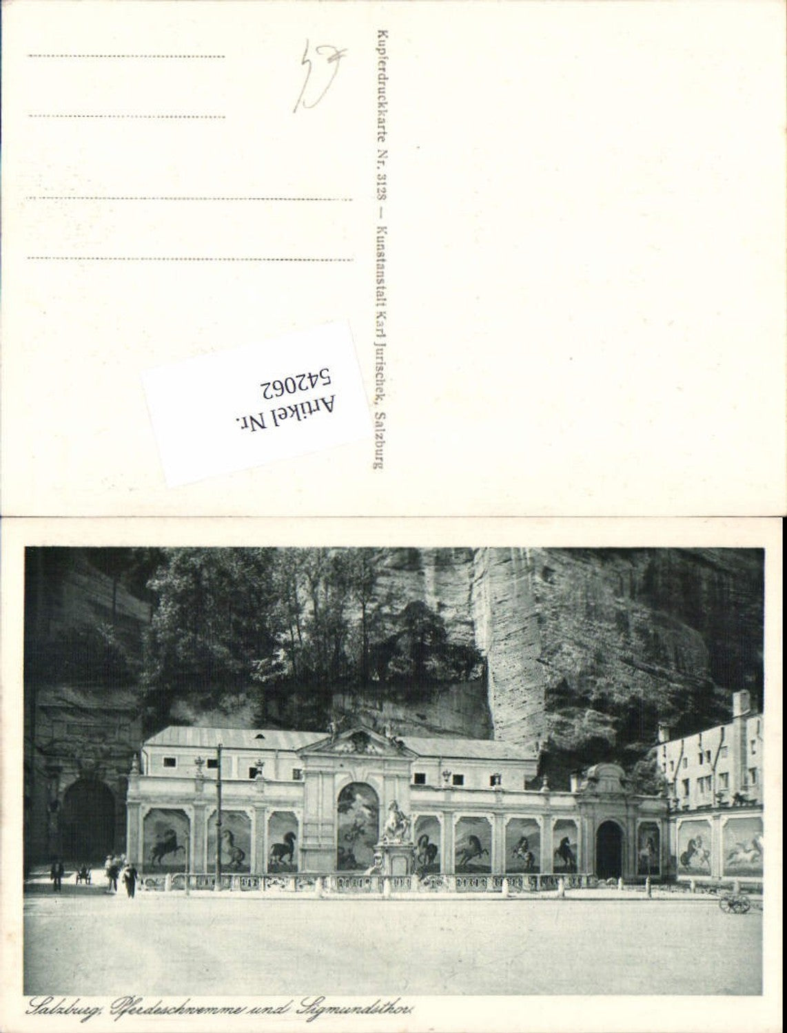 542062,Salzburg Stadt Pferdeschwemme Sigmundsthor