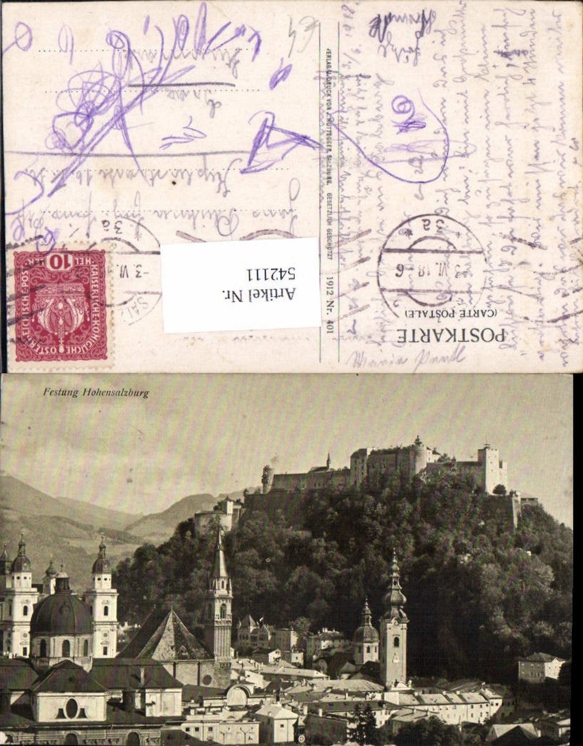 542111, Salzburg City Hohensalzburg Fortress