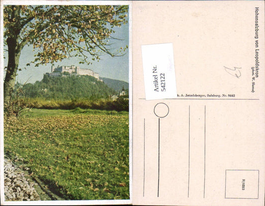 542122, Salzburg City Hohensalzburg Fortress Section near Leopoldskron