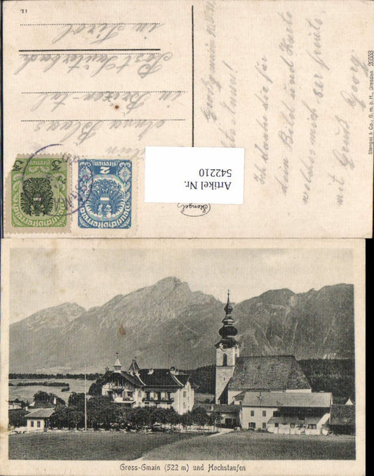 542210,Gross-Gmain Partie zum Ort Grossgmain