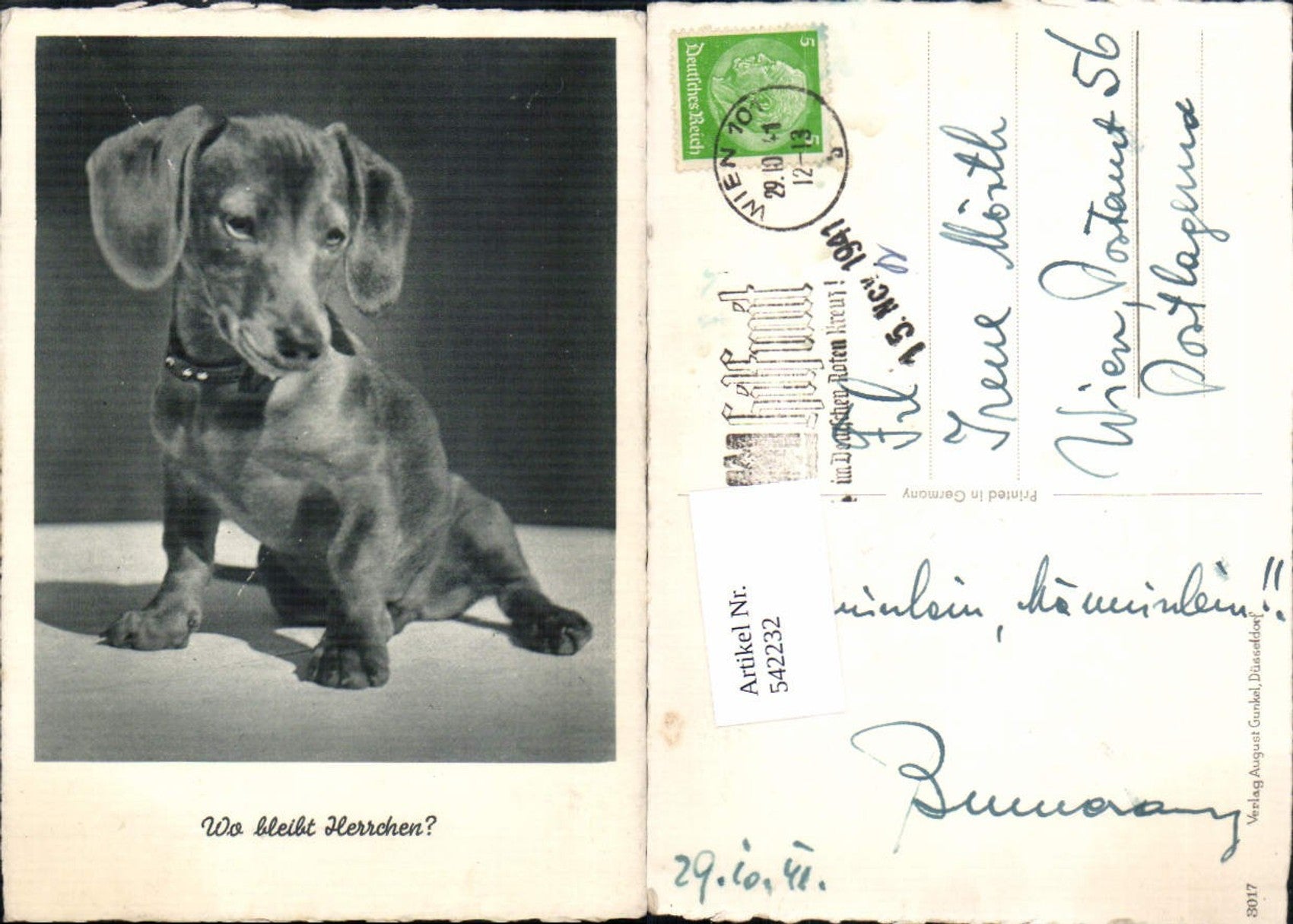 Alte Ansichtskarte – Old Postcard