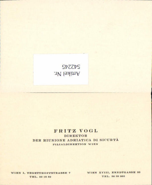 Alte Ansichtskarte – Old Postcard