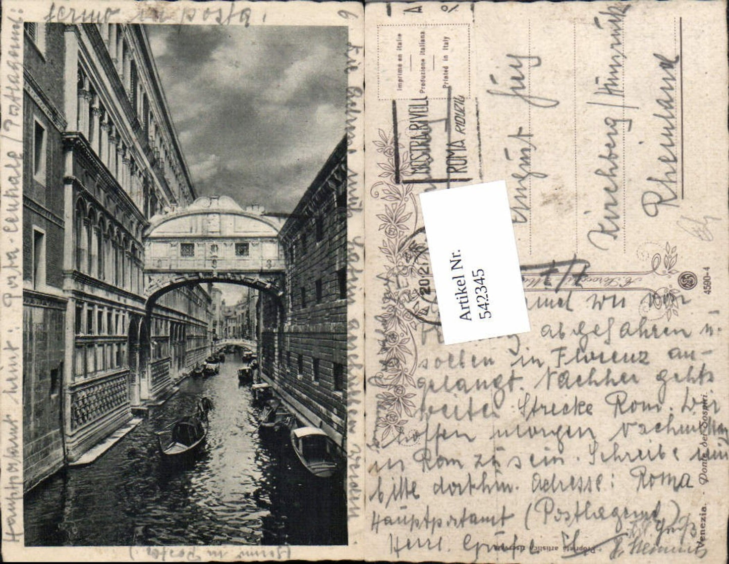 Alte Ansichtskarte – Old Postcard