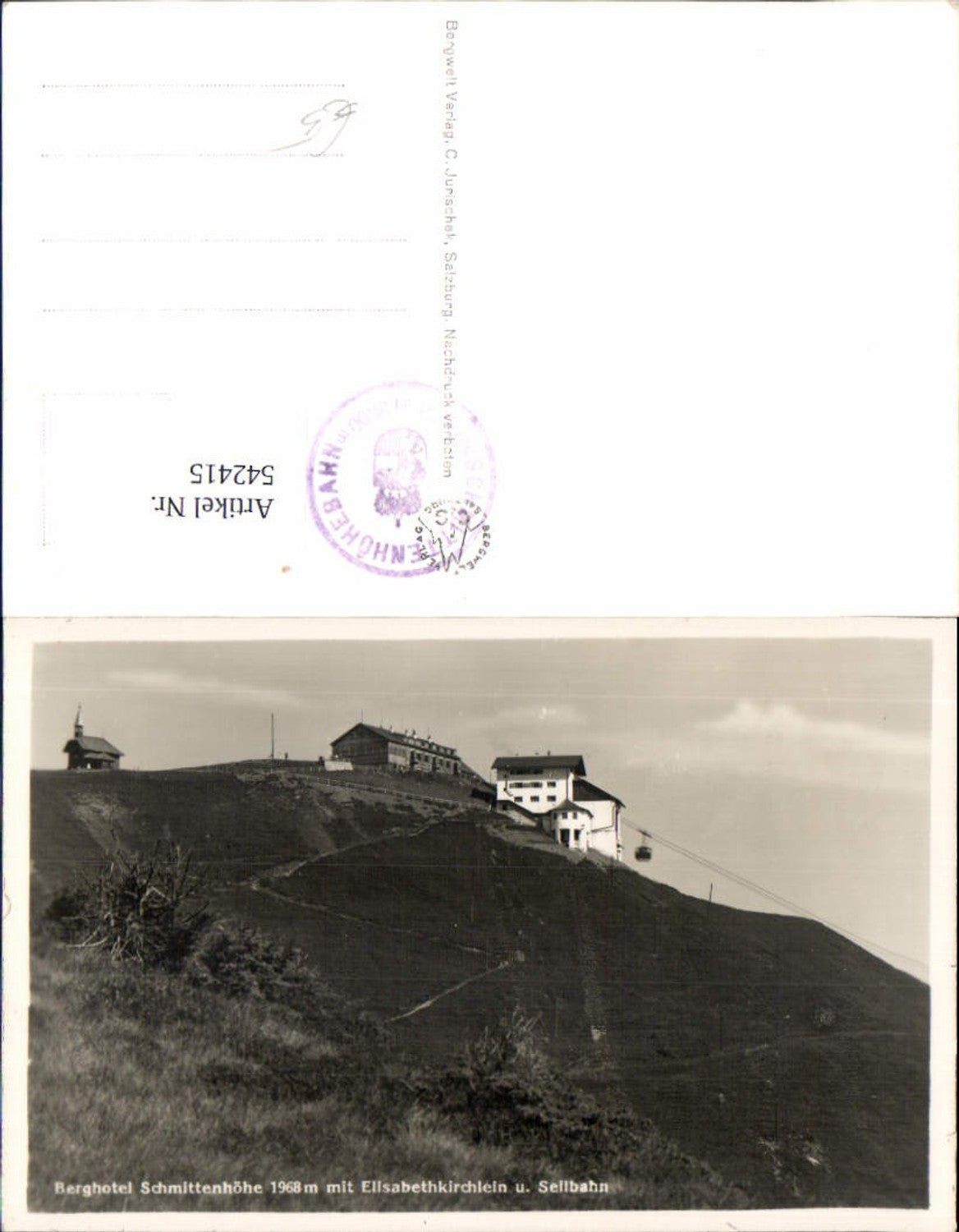 542415,Zell am See Berghotel Schmittenhöhe