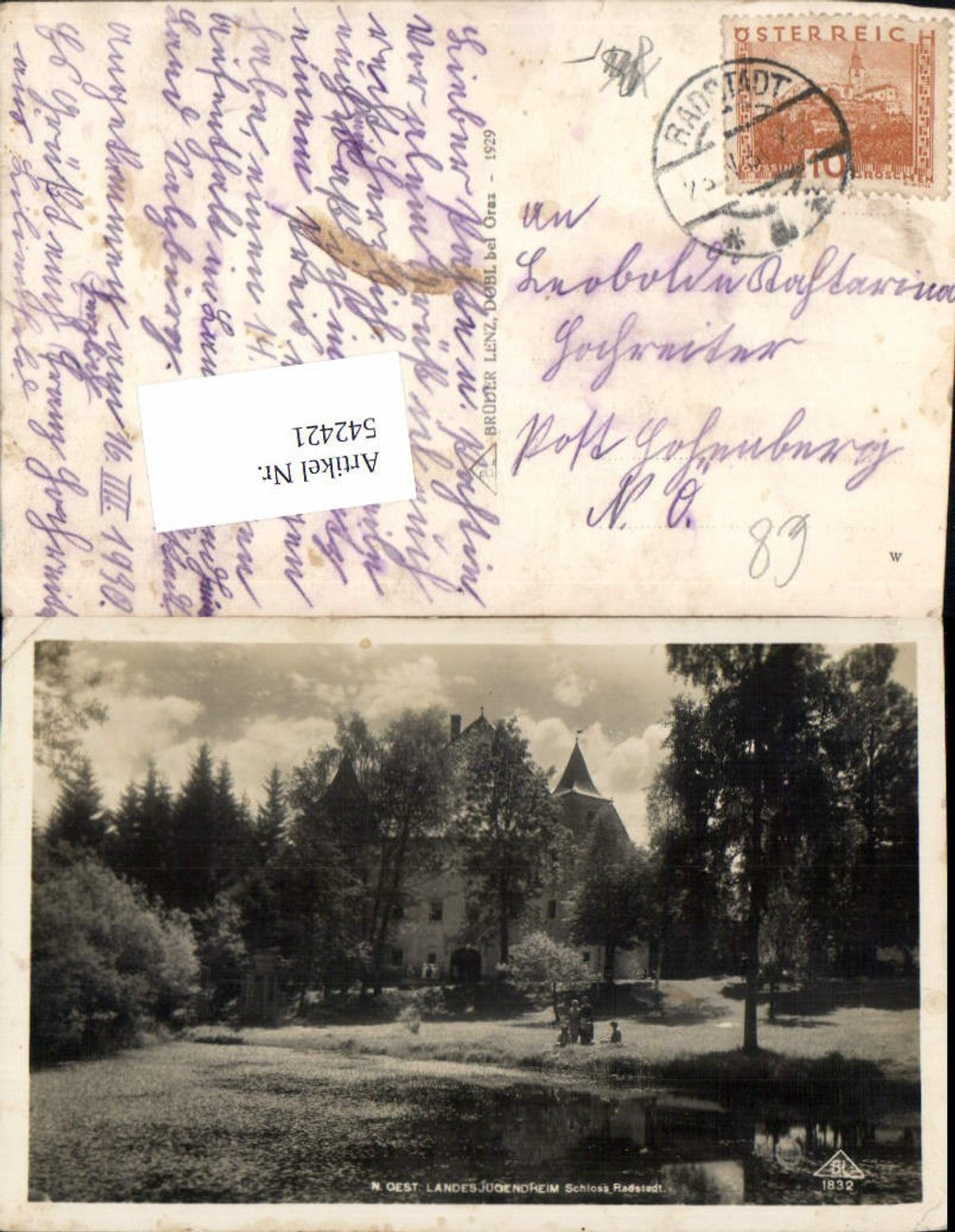 Alte Ansichtskarte – Old Postcard
