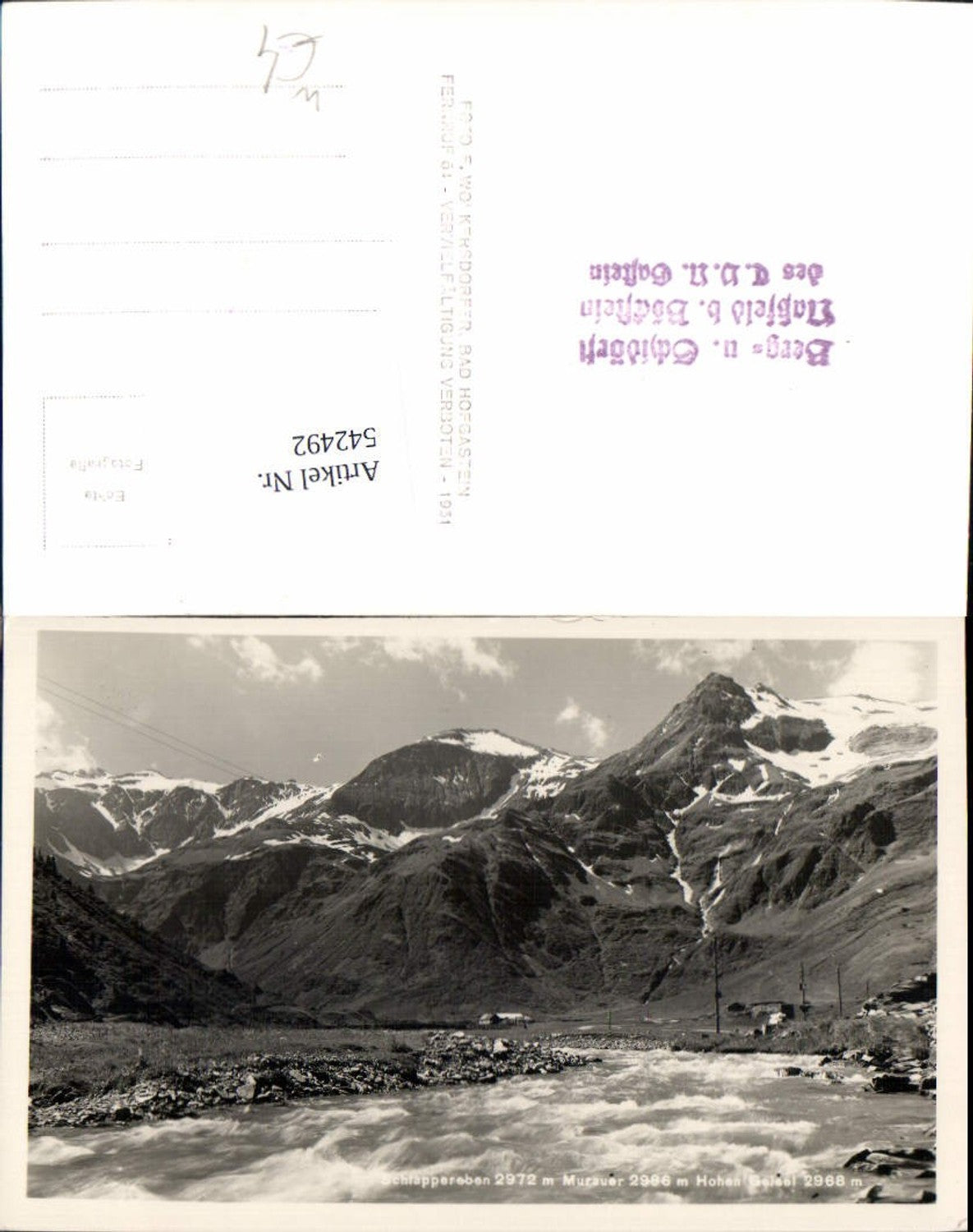 Alte Ansichtskarte – Old Postcard
