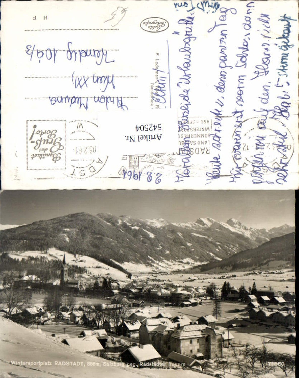 Alte Ansichtskarte – Old Postcard
