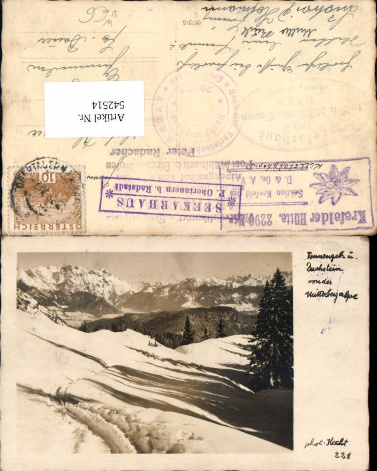 Alte Ansichtskarte – Old Postcard