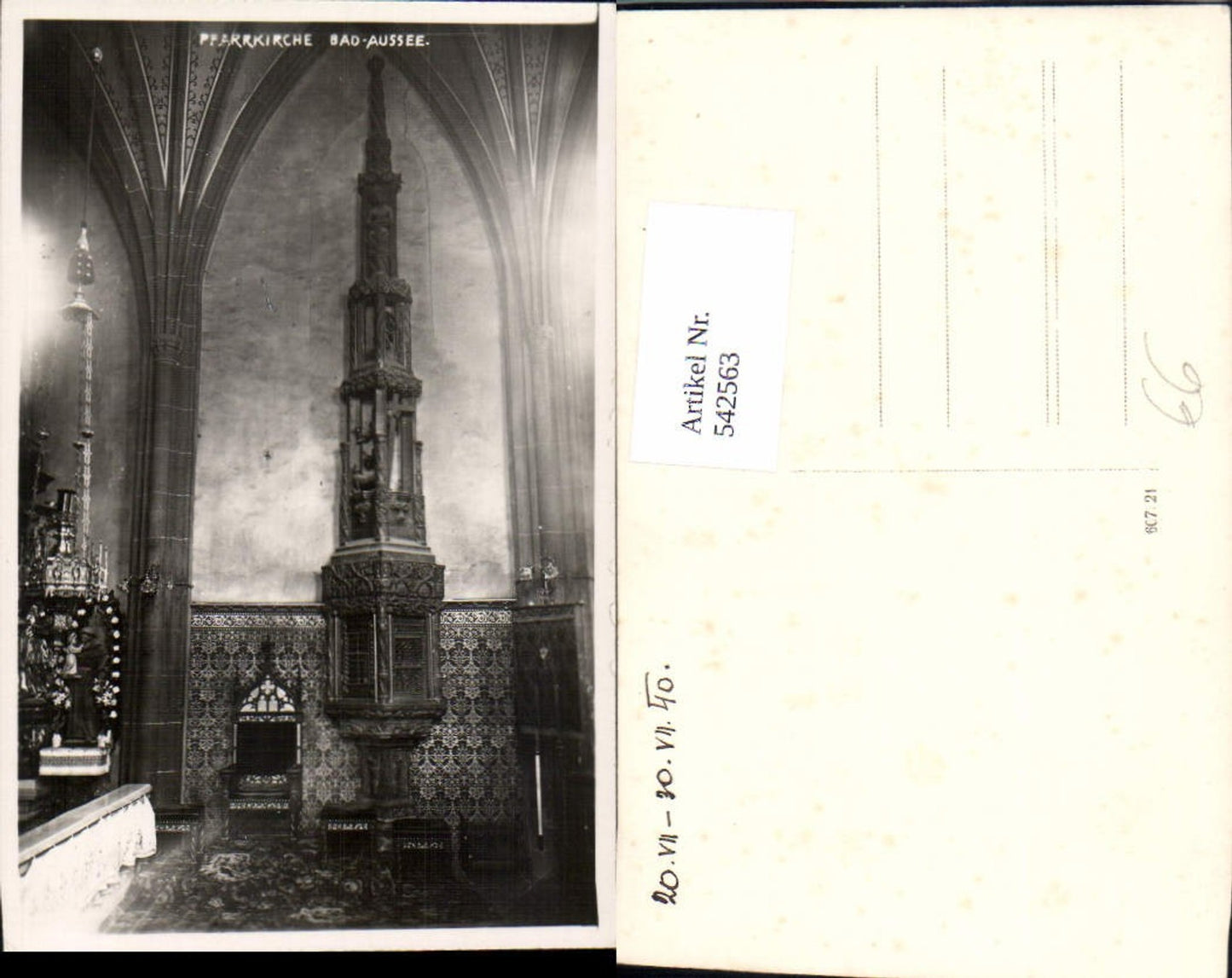 Alte Ansichtskarte – Old Postcard