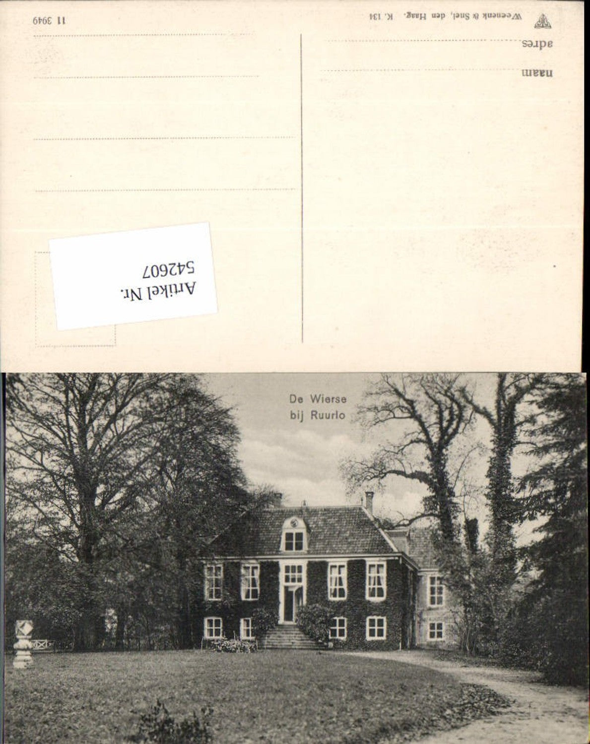 Alte Ansichtskarte – Old Postcard