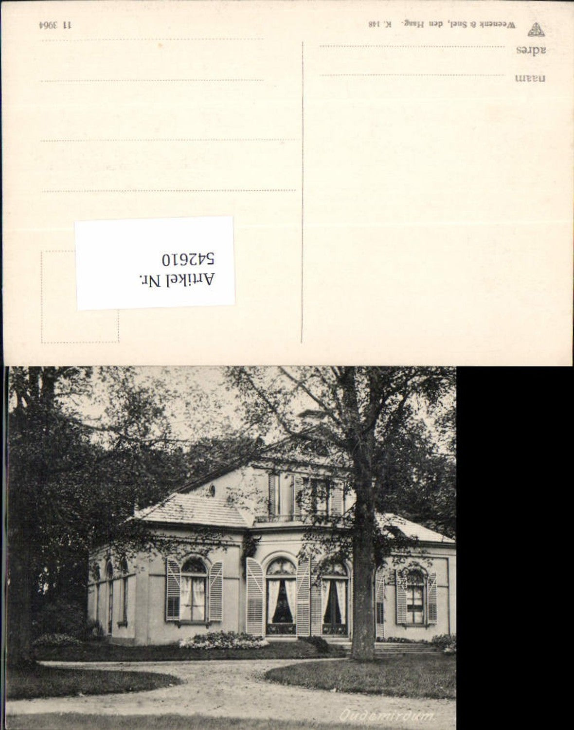 Alte Ansichtskarte – Old Postcard