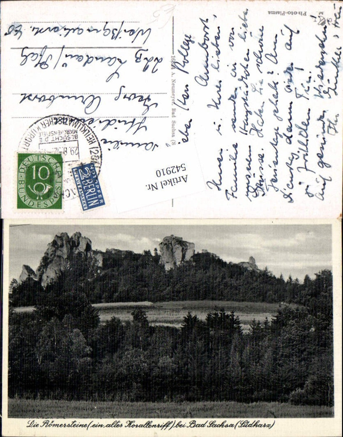 542910,Römersteine Bad Sachsa Südharz