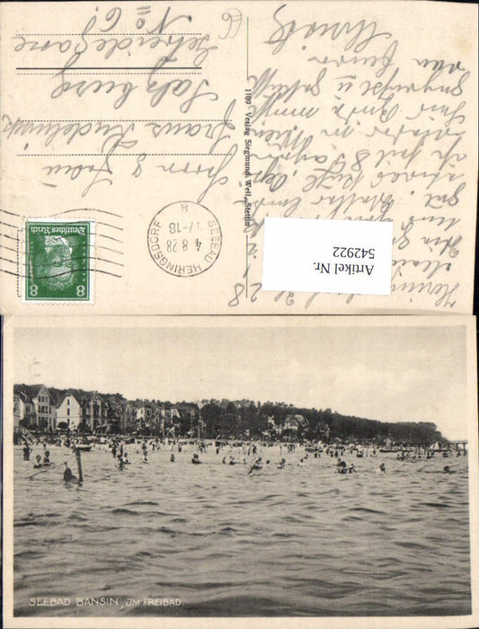 542922,Seebad Bansin im Freibad Heringsdorf Usedom