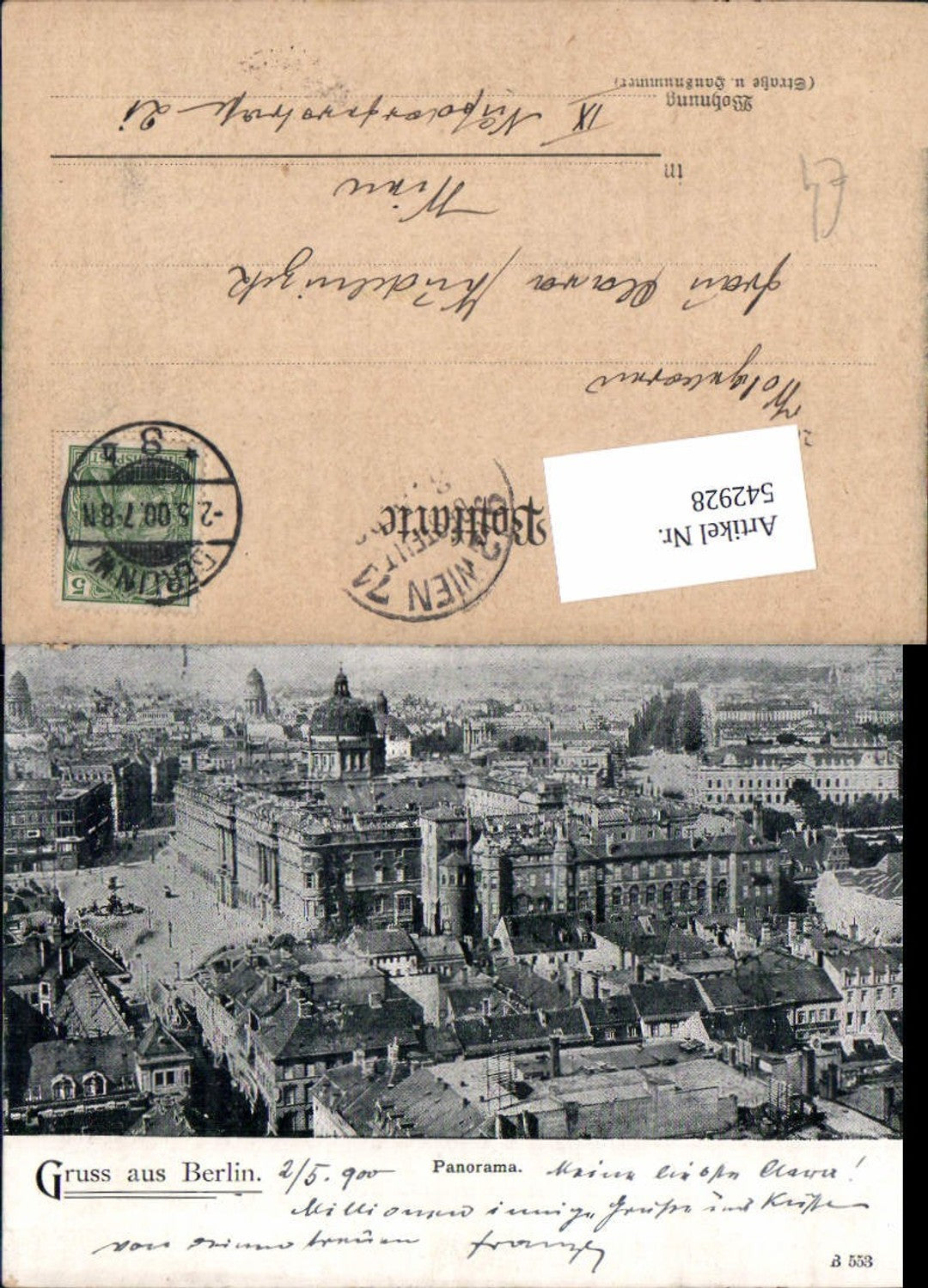 542928,Gruss aus Berlin 1900 Schloß