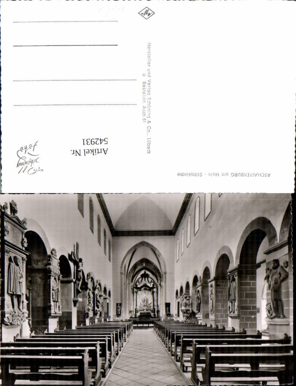 542931,Aschaffenburg am Main Stiftskirche