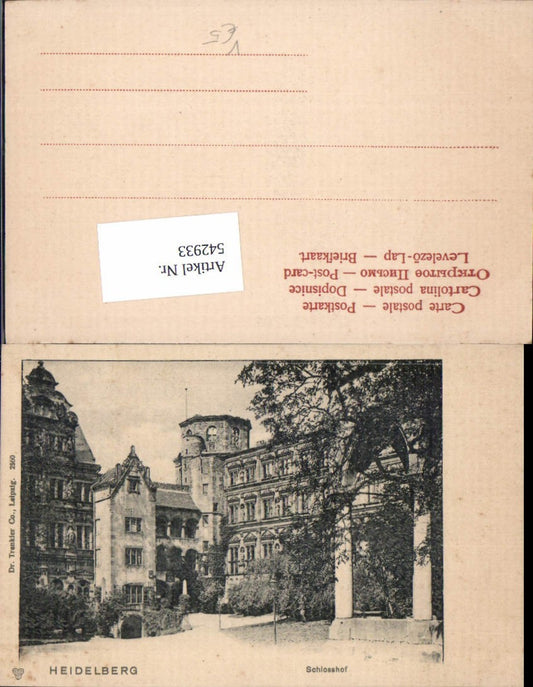 542933, Heidelberg Schlosshof pub Dr. Trenkler 2560