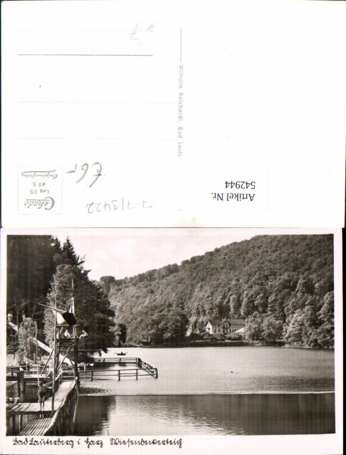 542944,Bad Lauterberg im Harz Ansicht See m. Gebäude i. Hintergrund