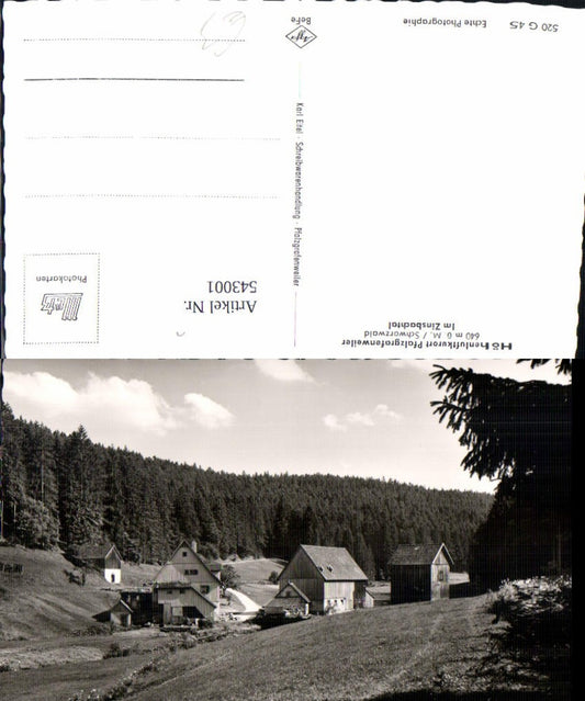 543001, Photo Ak Pfalzgrafenweiler Freudenstadt Black Forest Zinsbachtal Building