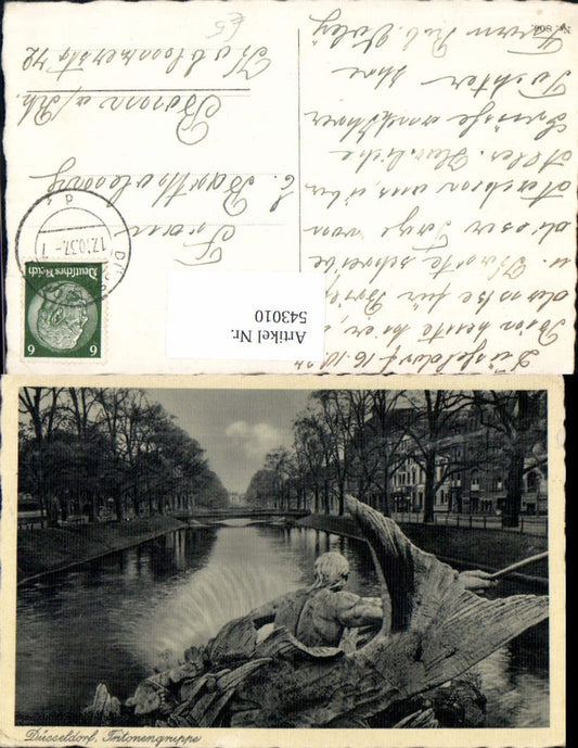 543010,Düsseldorf Tritonengruppe Brunnen