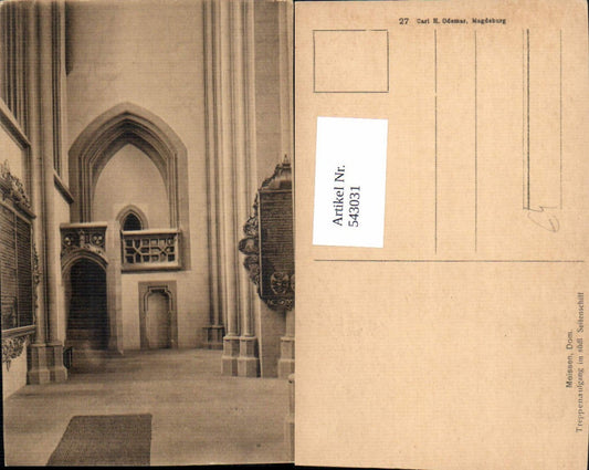 543031,Meissen Meißen Dom Treppenaufgang Seitenschiff