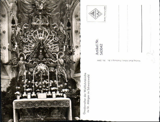 543042, St. Märgen, Black Forest, Altar of Grace, Pilgrimage Church, Church Interior