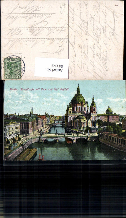 543079,Berlin Burgstraße m. Dom u. Kgl. Schloss Brücke