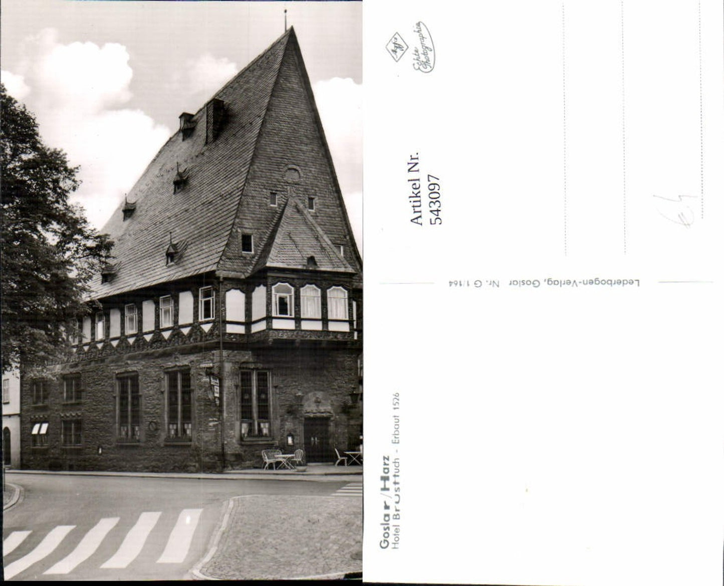 543097,Foto Ak Goslar Harz